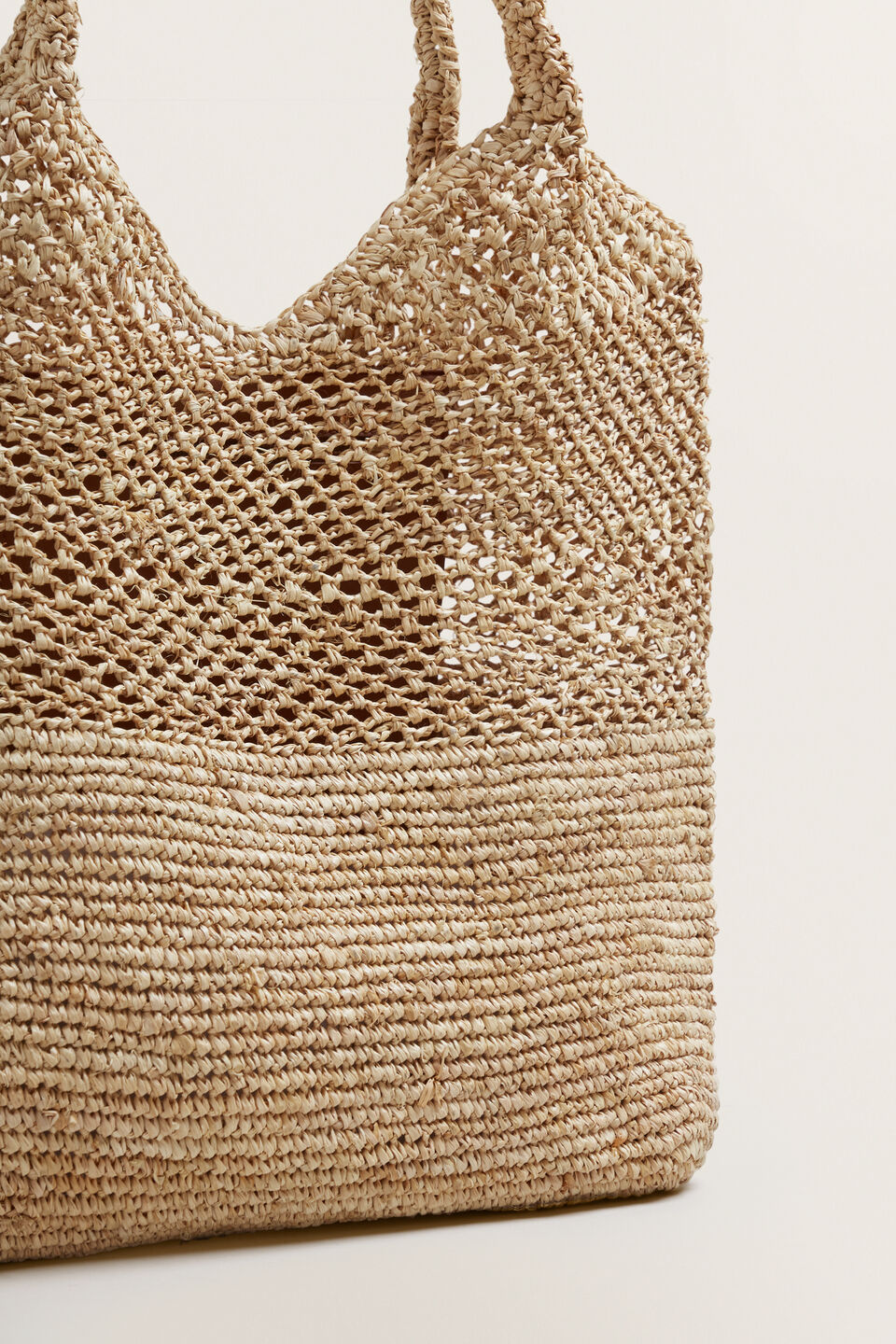 Raffia Straw Tote  