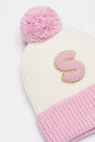 Colourblock Initial Beanie  S  hi-res