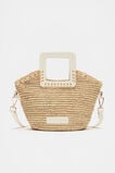 Mini Raffia Crossbody Bag  Cream  hi-res