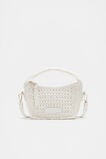 Woven Mini Cross Body Bag  White  hi-res