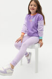 Colourblock Logo Sweat  Dark Lavender  hi-res
