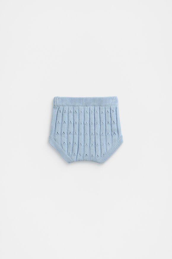 Pointelle Knit Bloomer  Pale Blue  hi-res