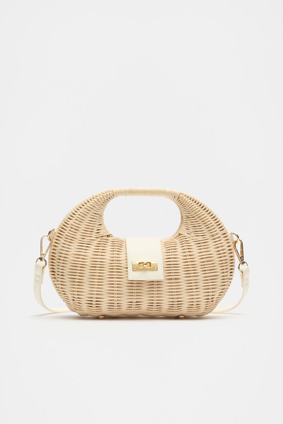 Twist Lock Bag  Cream  hi-res