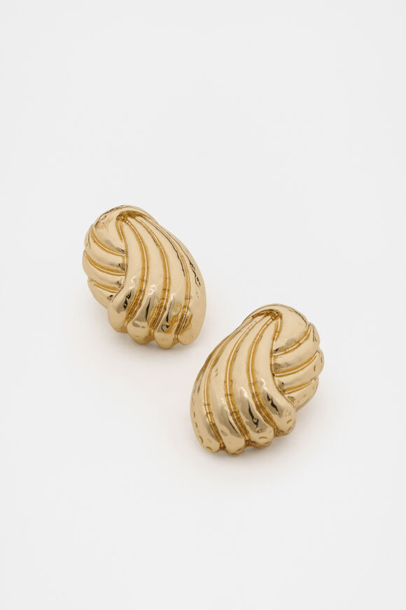Vintage Knot Earring  Gold  hi-res