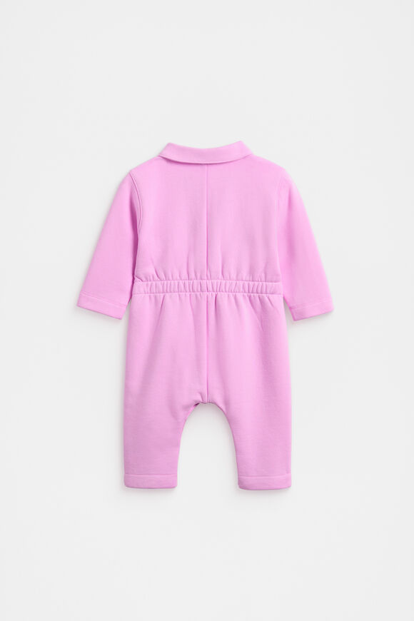 Zip Collar Onesie  Fairy Floss  hi-res