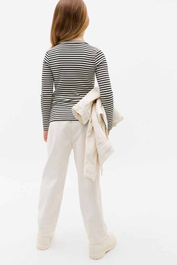 Core Rib Tee  Black Stripe  hi-res