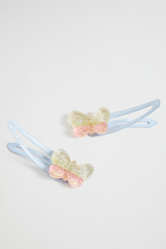Ombre Butterfly Snaps  Multi  hi-res