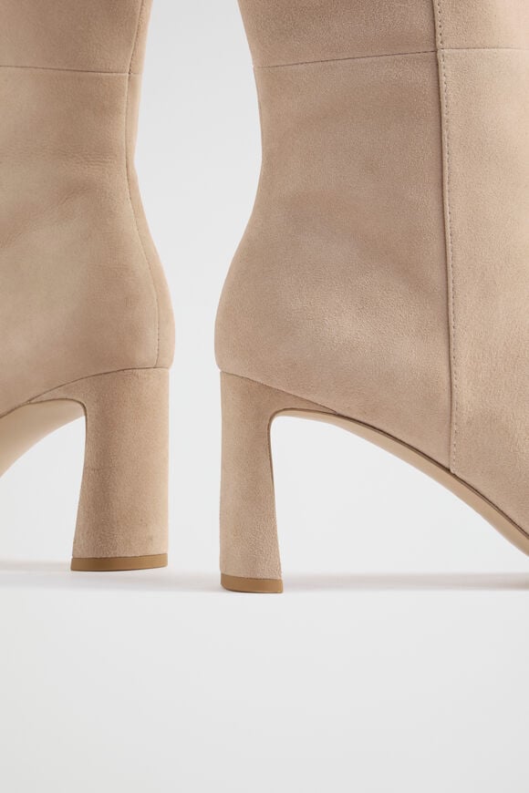 Eliza High Leg Boot  Champagne Beige Suede  hi-res