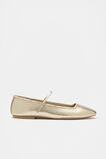 Kai Snake Embossed Ballet Flat  Soft Gold  hi-res