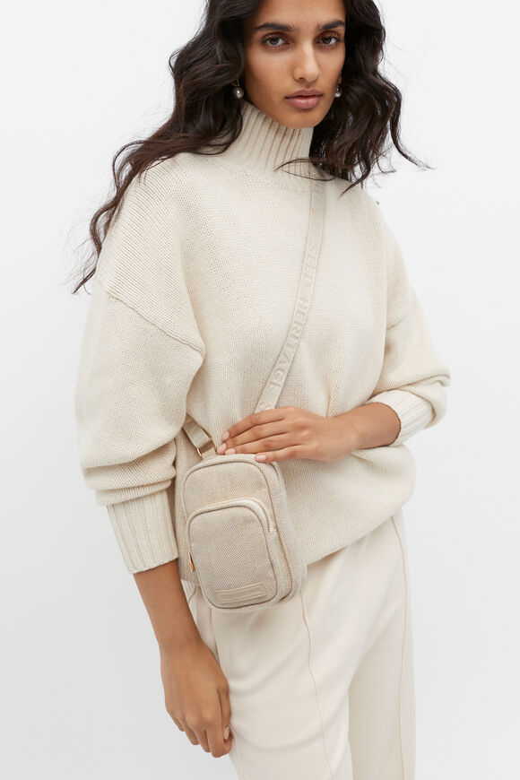 Seed Logo Crossbody Bag  Natural  hi-res