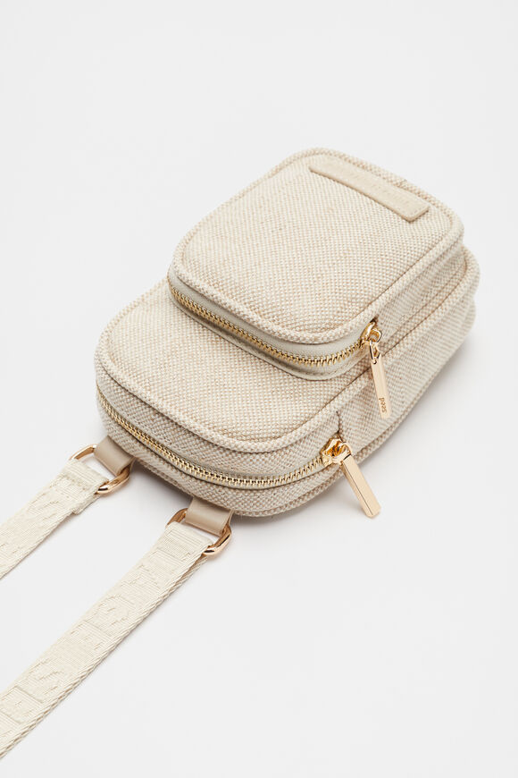 Seed Logo Crossbody Bag  Natural  hi-res