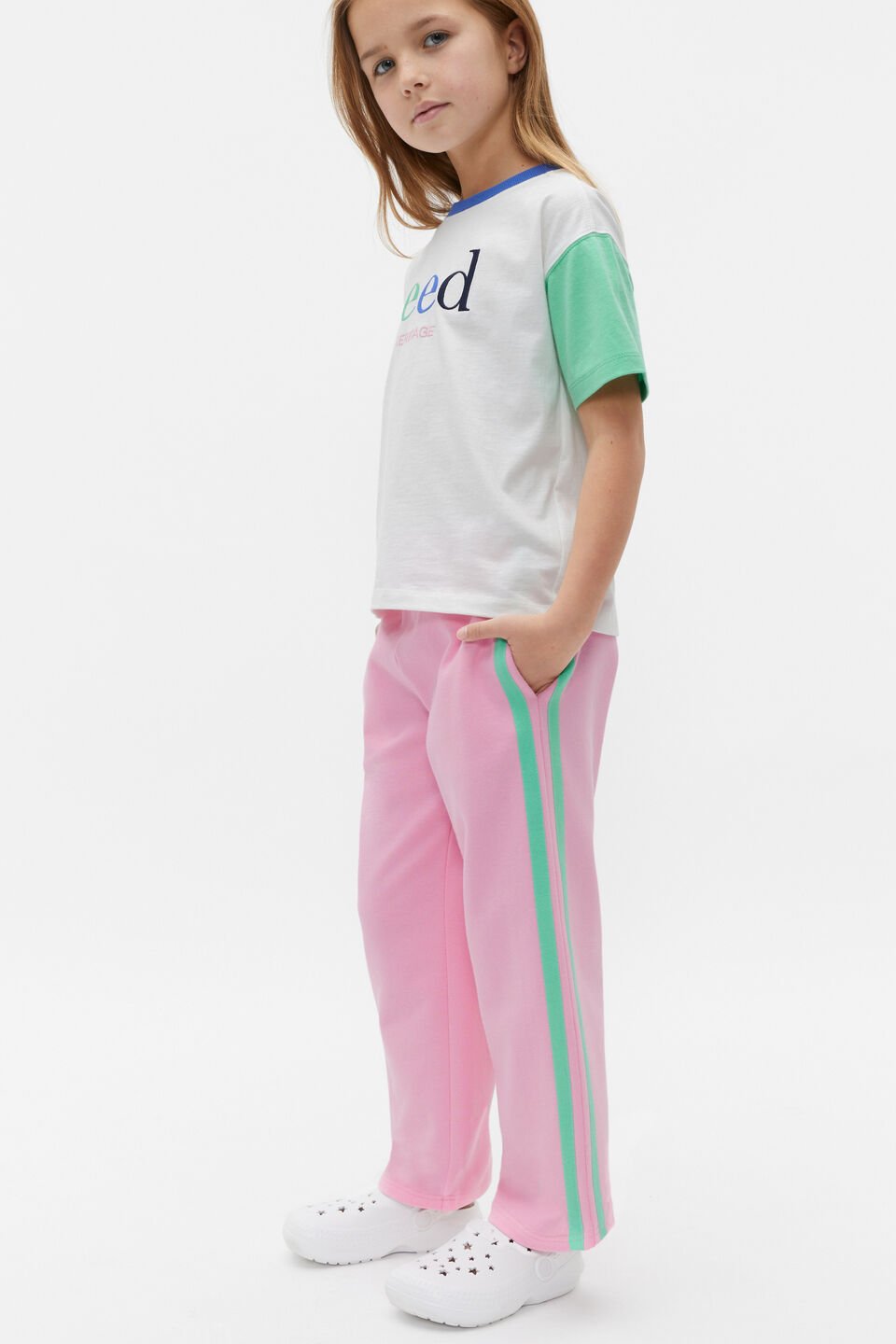 Colourblock Logo Tee  Canvas Multi