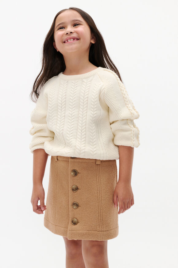 Cable Knit Sweater  Classic Cream  hi-res