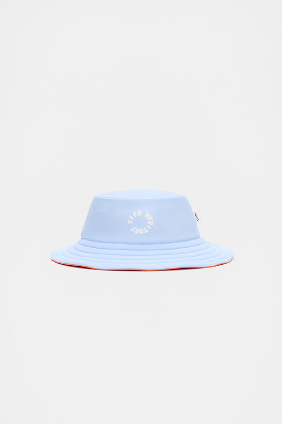 Mini Logo Swim Hat  Luna Blue  hi-res
