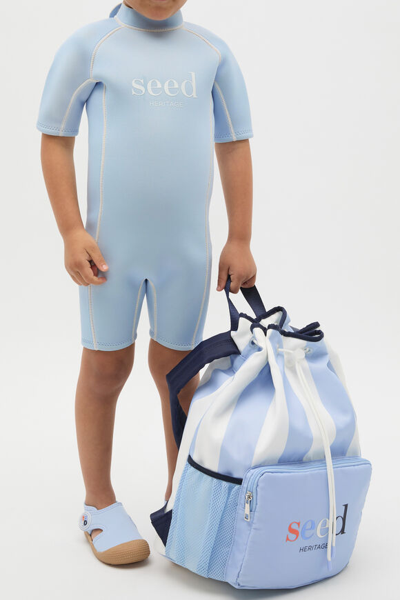 Swim Backpack  Luna Blue Stripe  hi-res