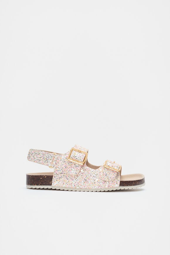 Twin Buckle Slide  Glitter  hi-res