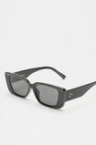 Poppy Rectangle Sunglasses  Black  hi-res