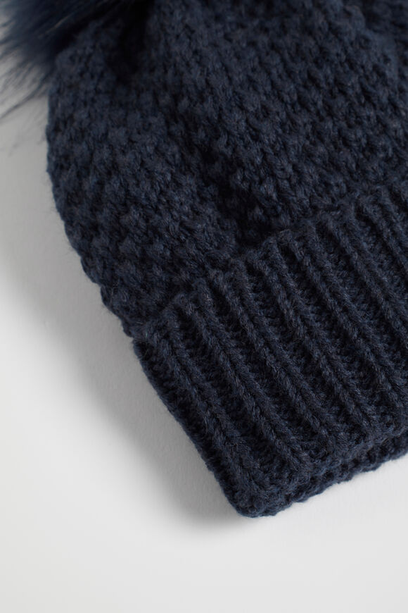 Knit Beanie  Midnight Blue  hi-res