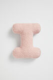 Teddy Initial Cushion Dusty Rose  I  hi-res