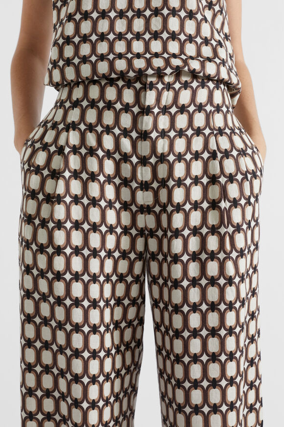 Linen Retro Pant  Multi Retro  hi-res