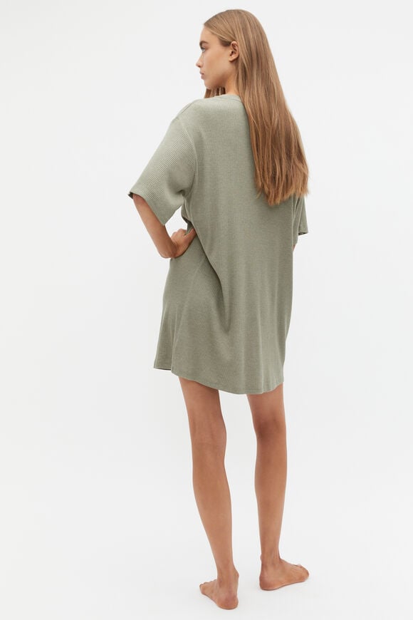 Ribbed Nightie  Rainforest Marle  hi-res