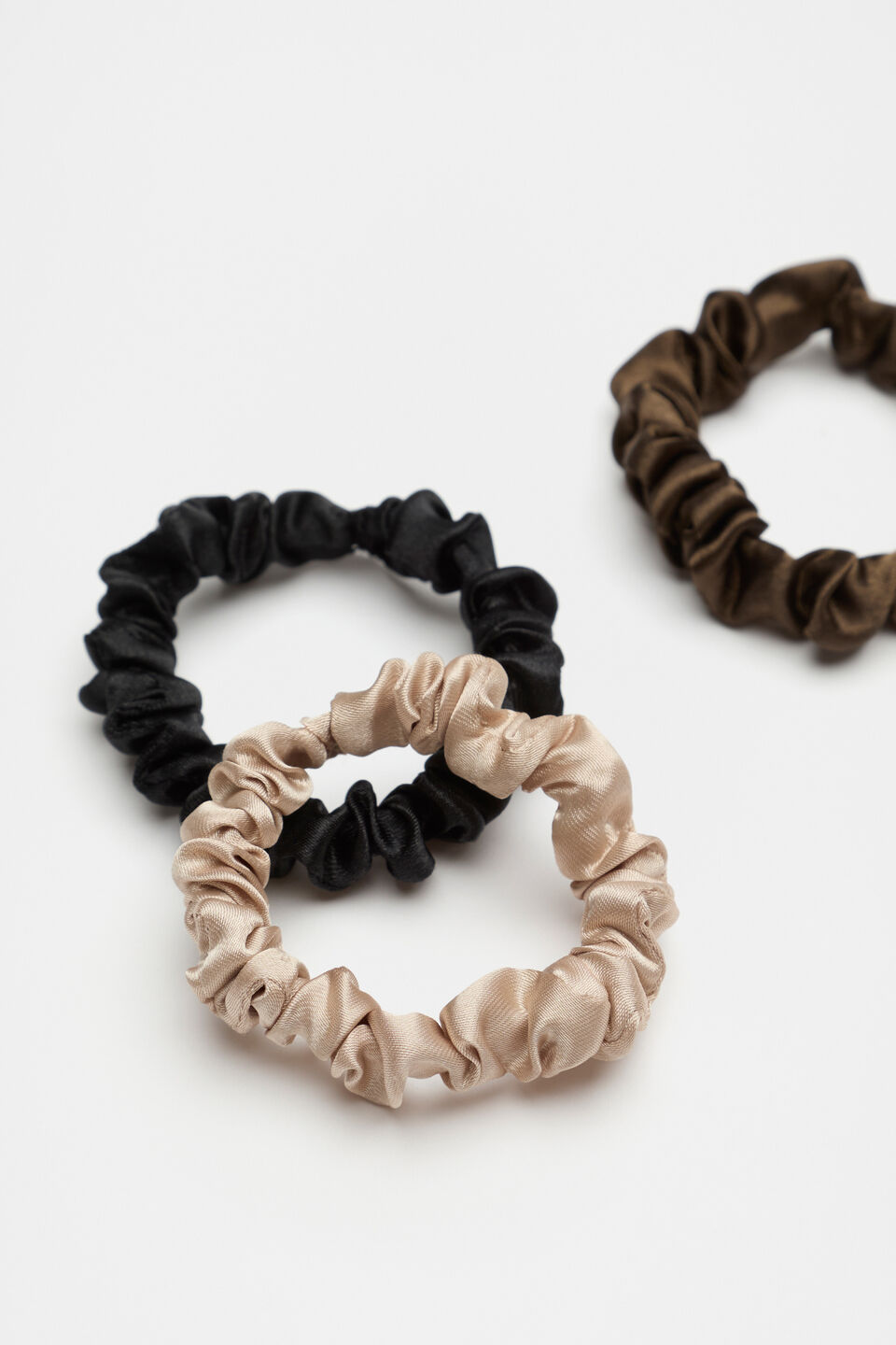 Mini Scrunchie  Olive Leaf