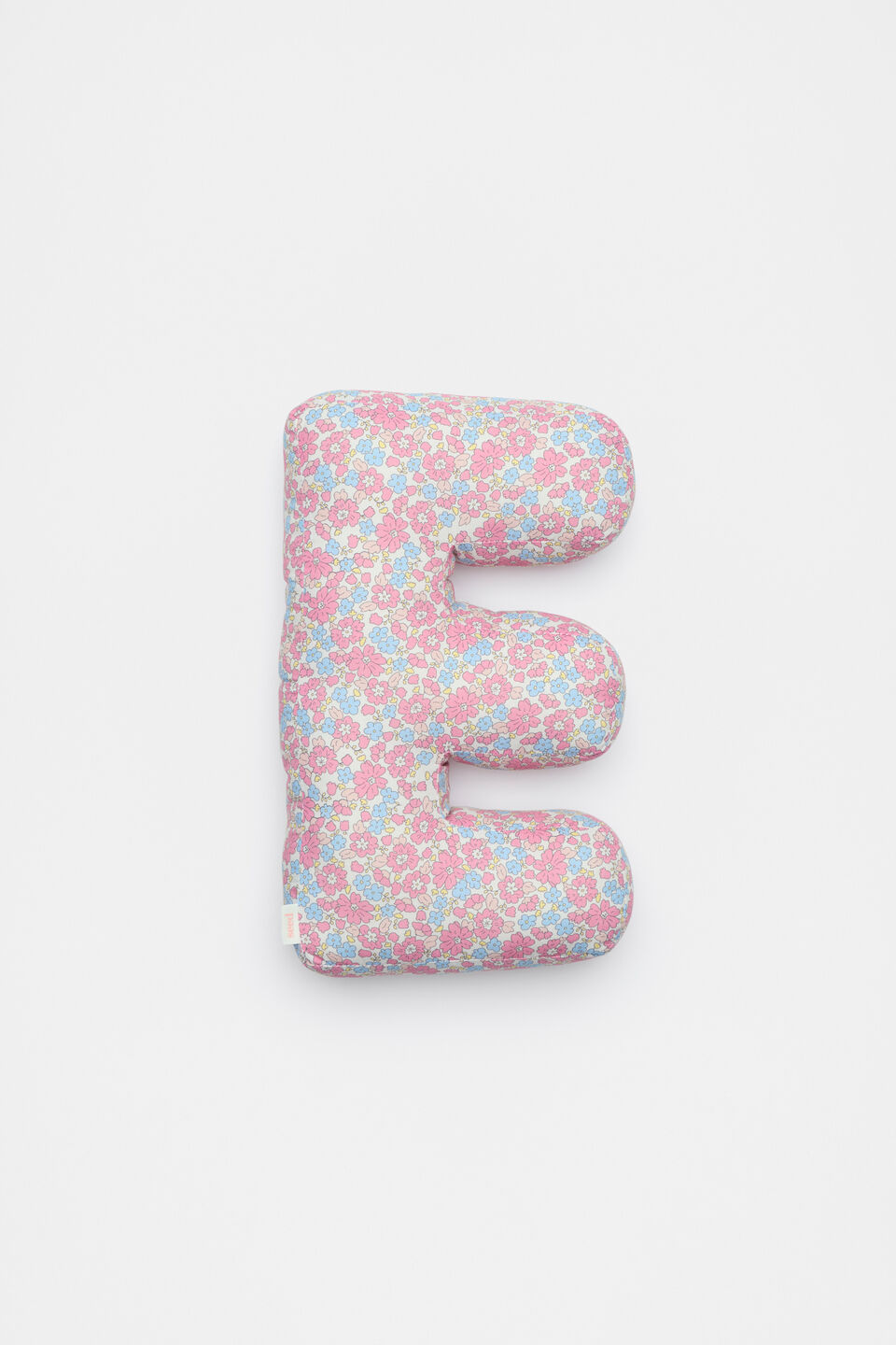 Ditsy Floral Initial Cushion  E