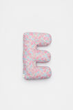 Ditsy Floral Initial Cushion  E  hi-res