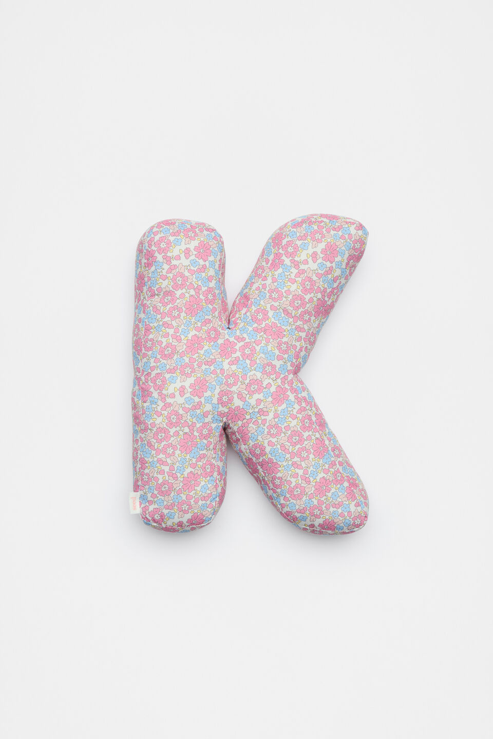 Ditsy Floral Initial Cushion  K