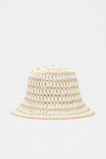 Two Tone Bucket Hat  Cream  hi-res