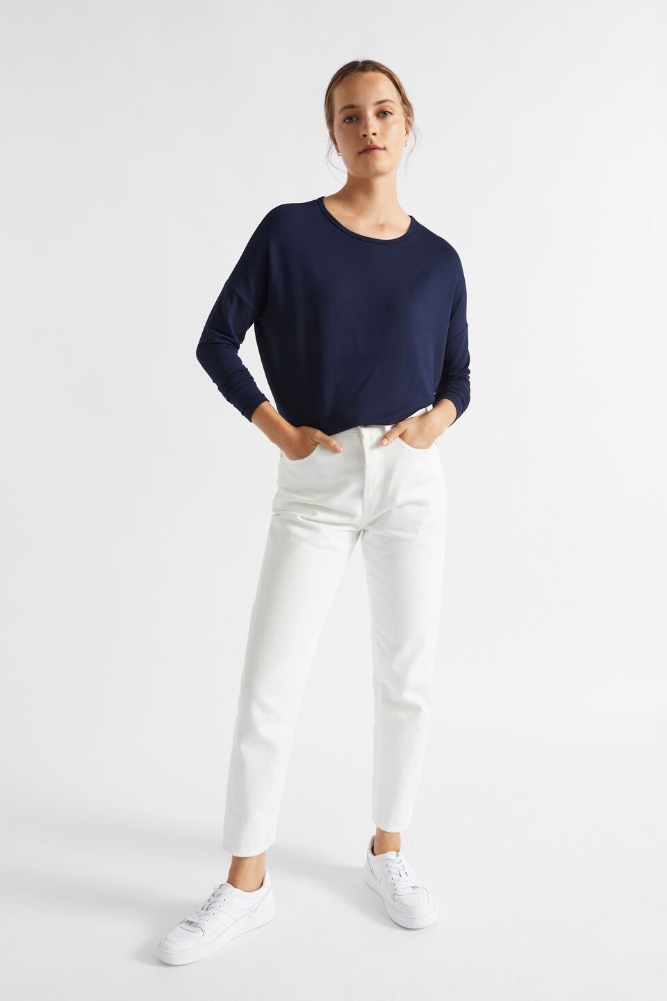 Core Asymmetrical Top  Midnight Sky