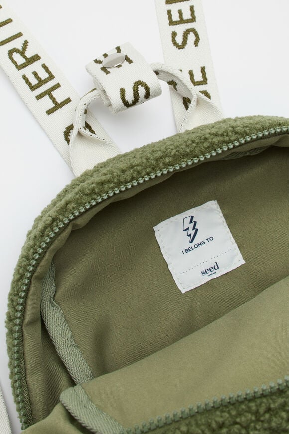 Mini Teddy Backpack  Dark Sage  hi-res