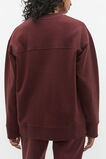 Longline Crew Neck Sweat  Merlot  hi-res