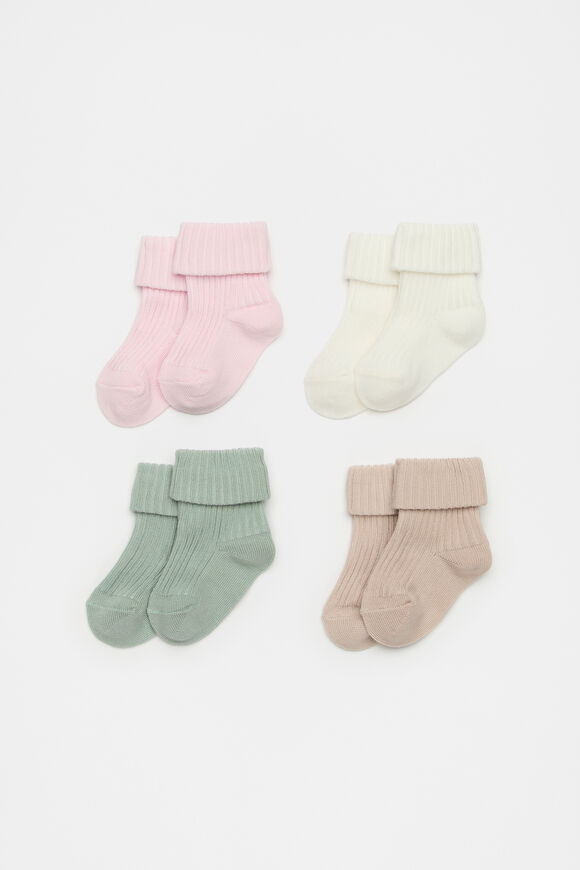 Rib Sock Multipack  Sage Multi  hi-res