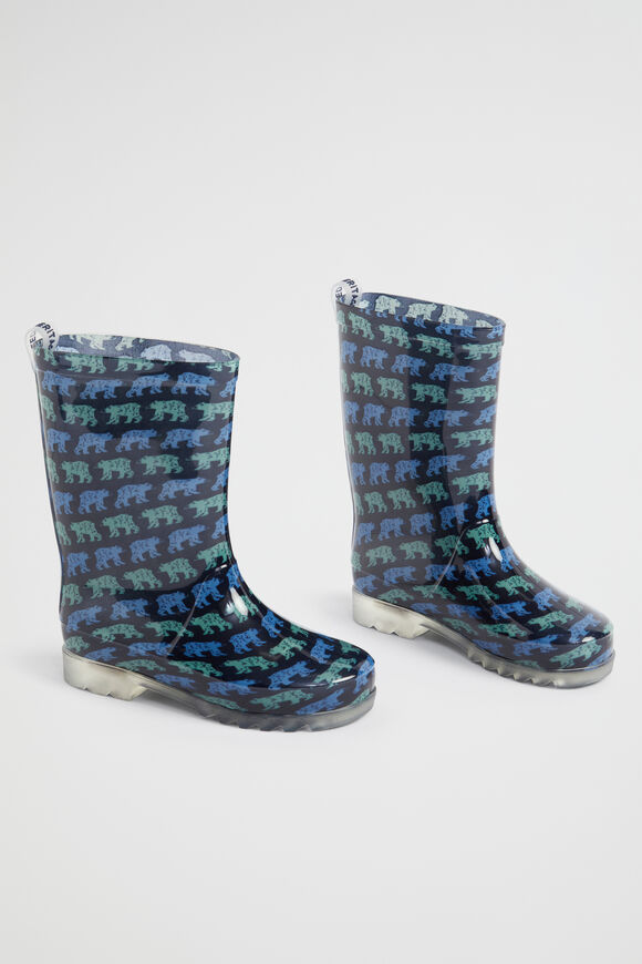 Bear Light Up Gumboot  Multi  hi-res