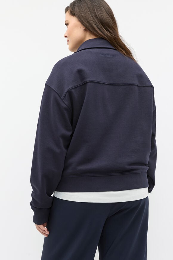 Core Heritage Half Zip Sweat  Twilight Blue  hi-res