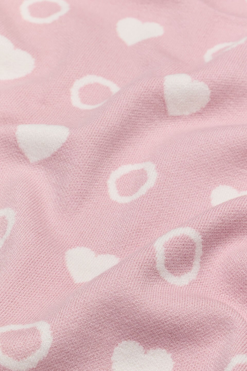 Heart Initial Blanket  O