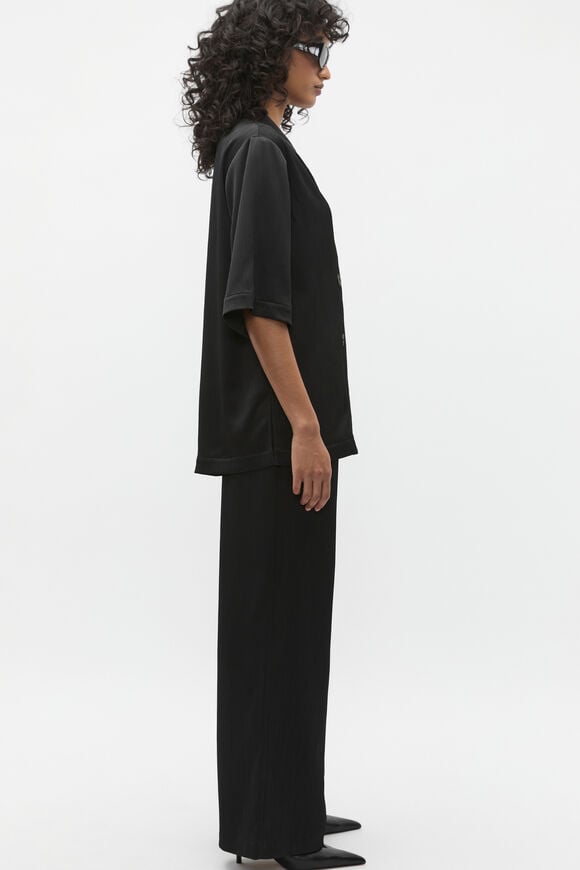 Plisse Pant  Black  hi-res