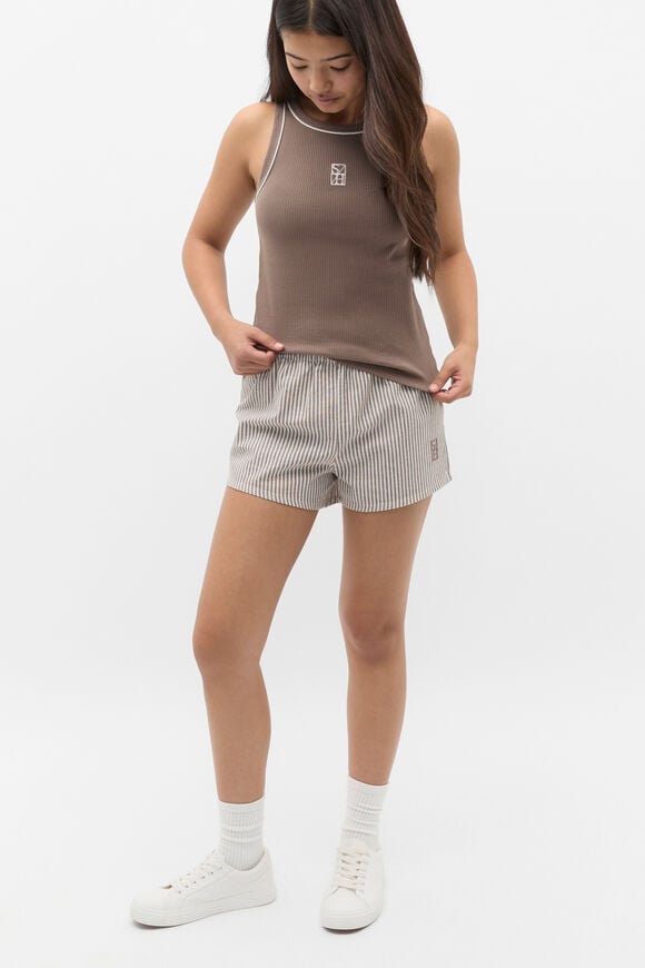 Core Logo Rib Tank  Mushroom  hi-res