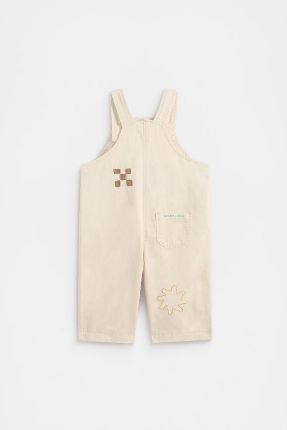 Embroidered Overall  Vintage Cream  hi-res