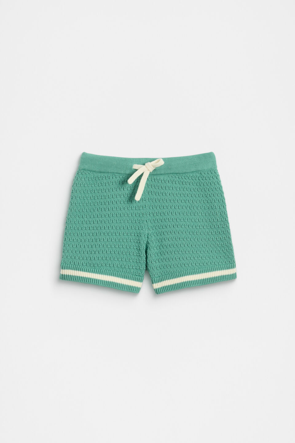 Knit Short  Cool Green