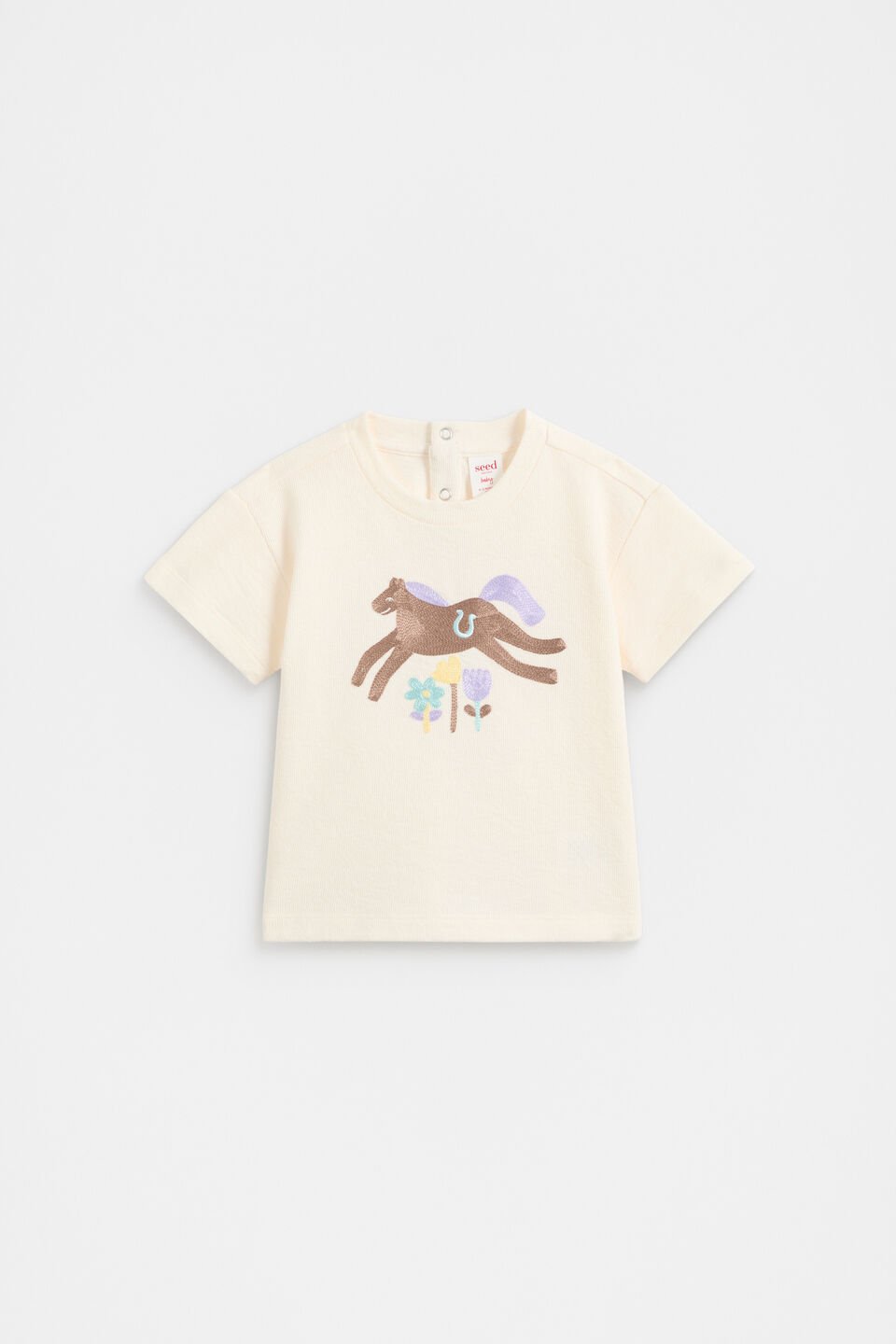 Pony Tee  Vintage Cream