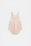 Stripe Logo Romper  Blossom  hi-res