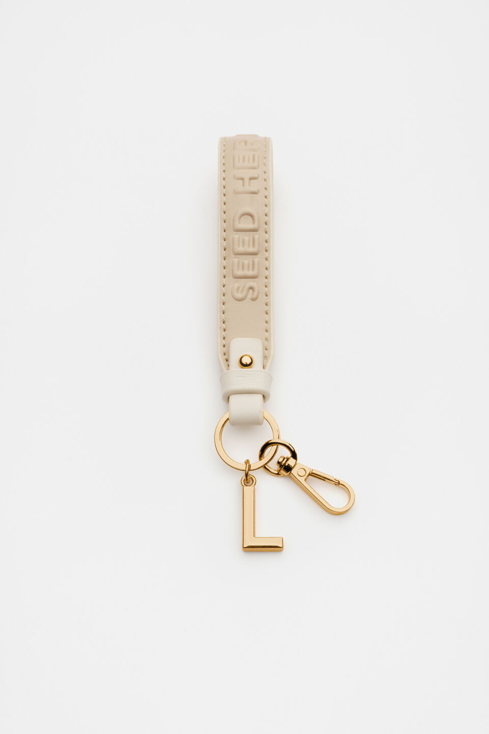 Initial Strap Keyring  L