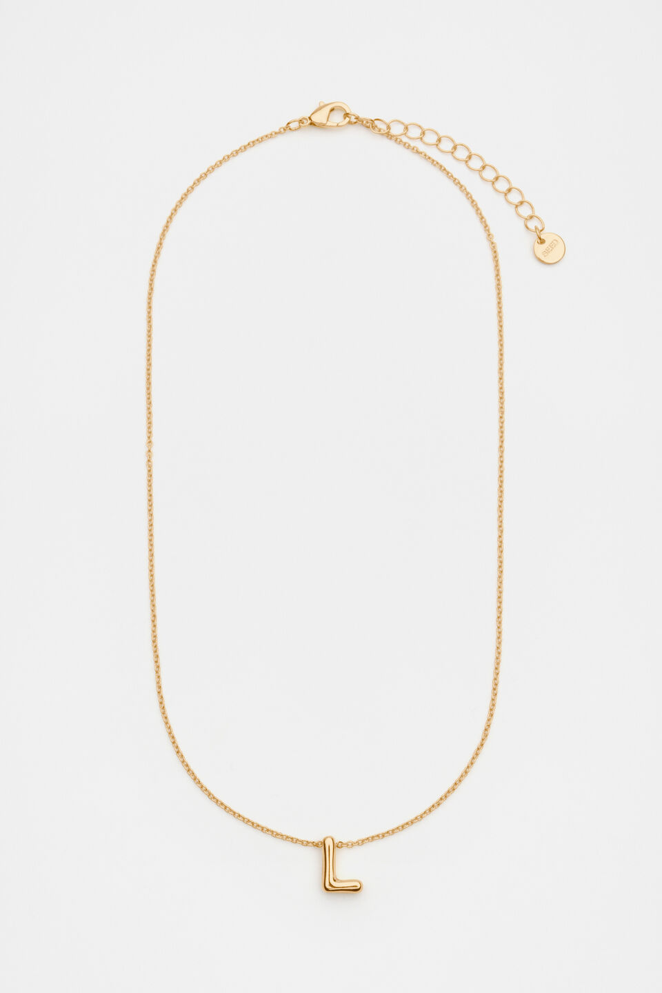 Bubble Letter Necklace  L