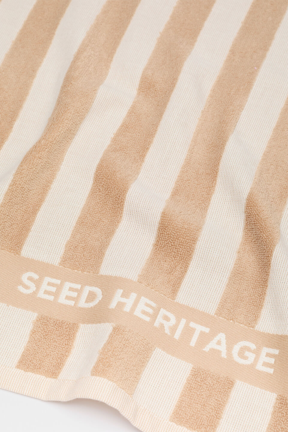 Seed Logo Tea Towel  Ecru