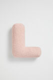 Teddy Initial Cushion Dusty Rose  L  hi-res