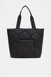 Quilted Tote  Black  hi-res