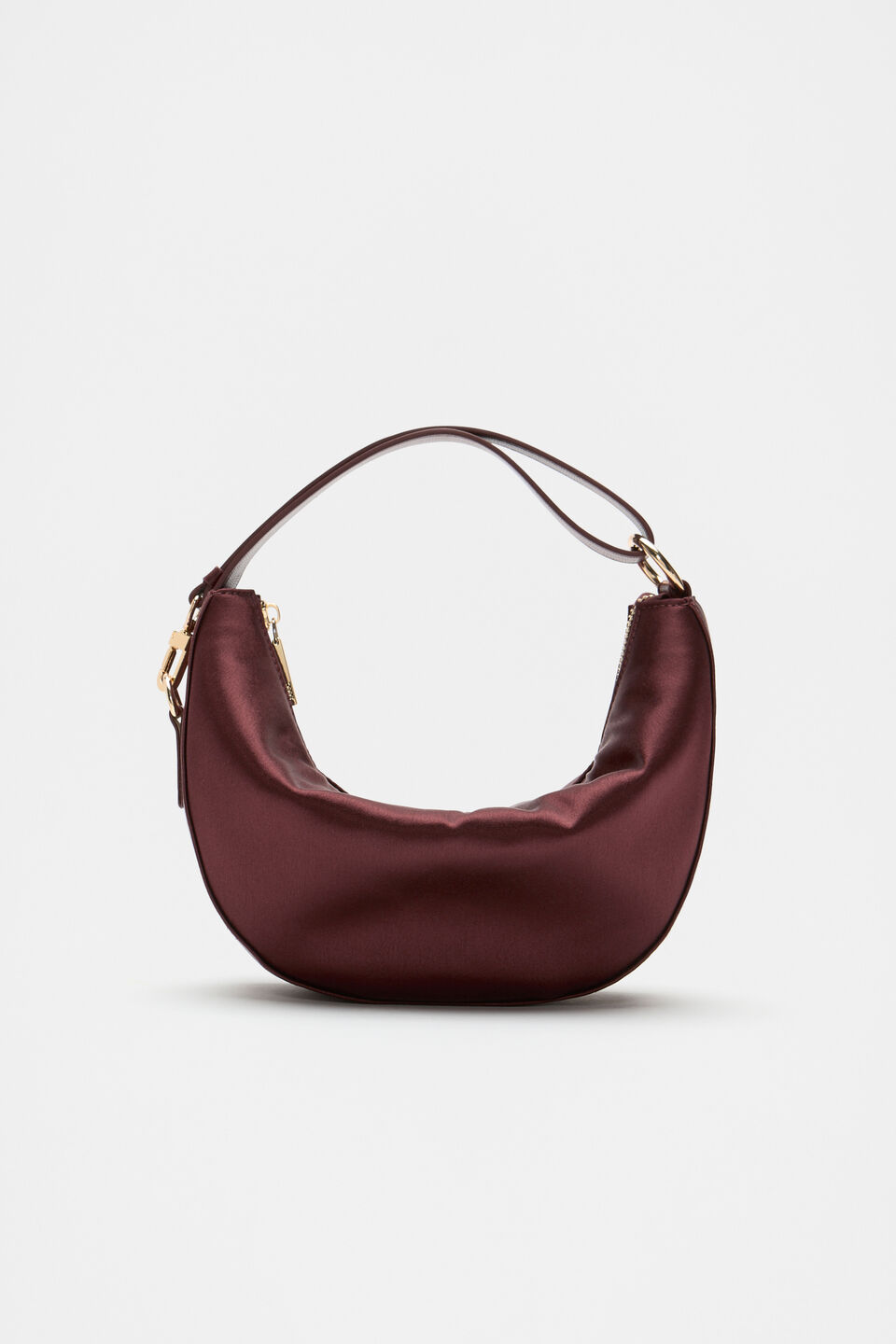 Mini Satin Bag  Merlot