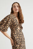 Abstract Animal Tie Front Dress  Abstract Animal  hi-res